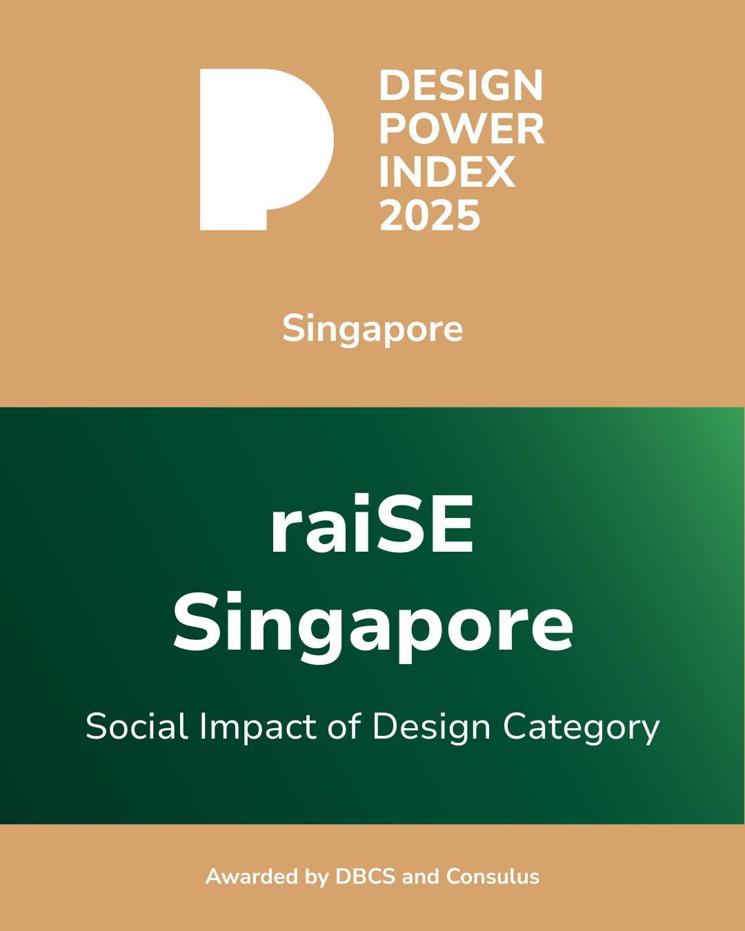 raiSE Singapore admitted into the 2025 Design Power Index – Design Business  Chamber Singapore