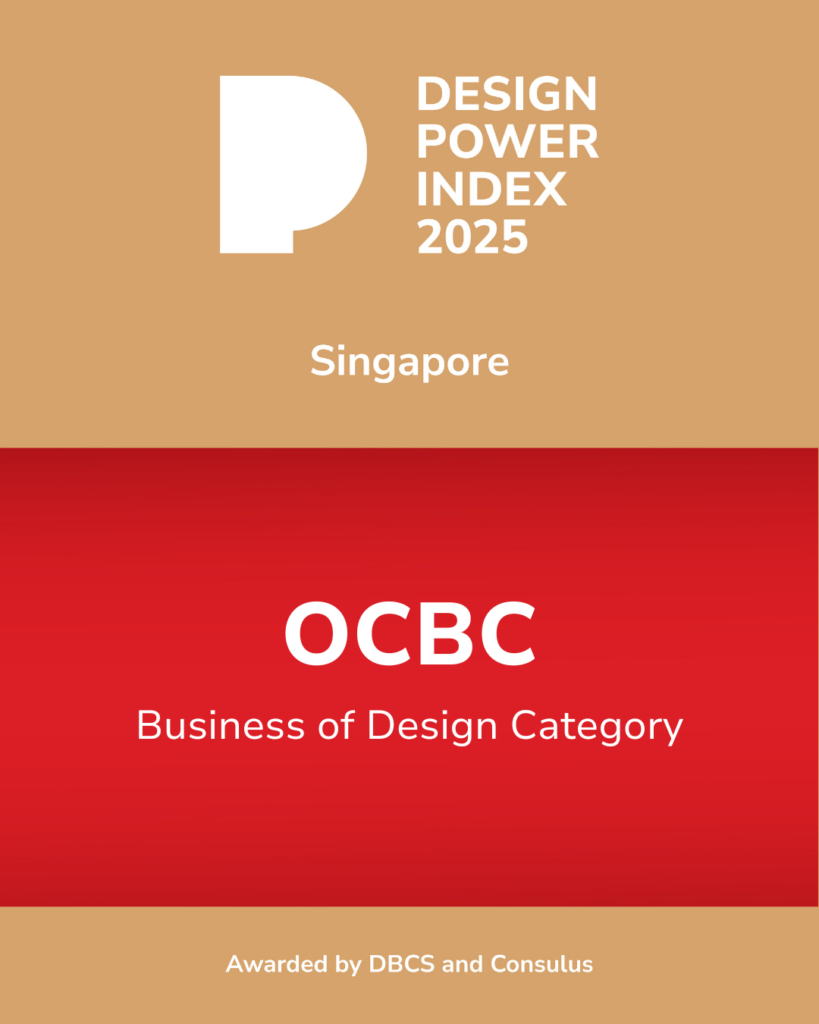 OCBC admitted into the 2025 Design Power Index