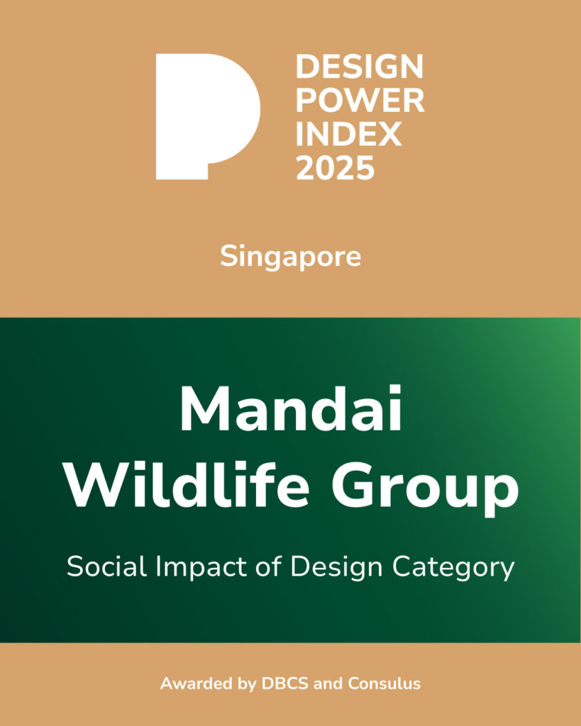 Mandai Wildlife Group admitted into the 2025 Design Power Index